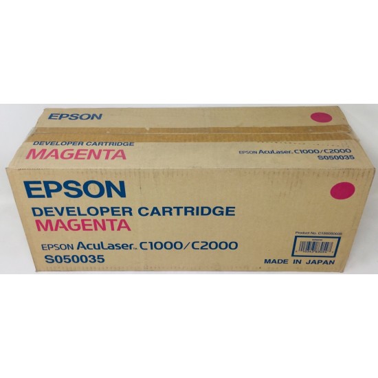 EPSON S050035 TONER ORIGINALE MAGENTA ACULASER C1000/ACULASER C2000 [A BOX]