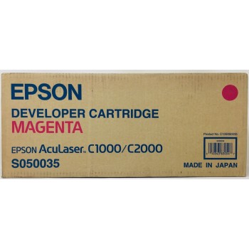 EPSON S050035 TONER ORIGINALE MAGENTA ACULASER C1000/ACULASER C2000 [A BOX]