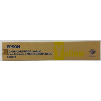 EPSON S050039 TONER ORIGINALE GIALLO ACULASER C7000/C8500/C8600 [A BOX]
