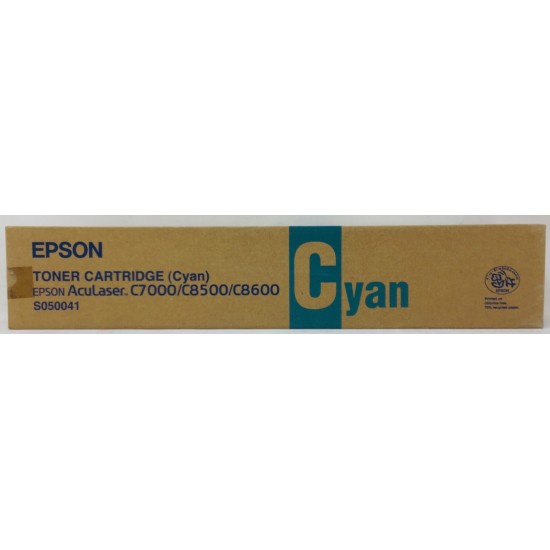EPSON S050041 TONER ORIGINALE CIANO ACULASER C7000/C8500/C8600 [A BOX]