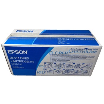 EPSON S050167 C13S050167 TONER ORIGINALE NERO PER EPL-6200/EPL  6200L [OPEN BOX]