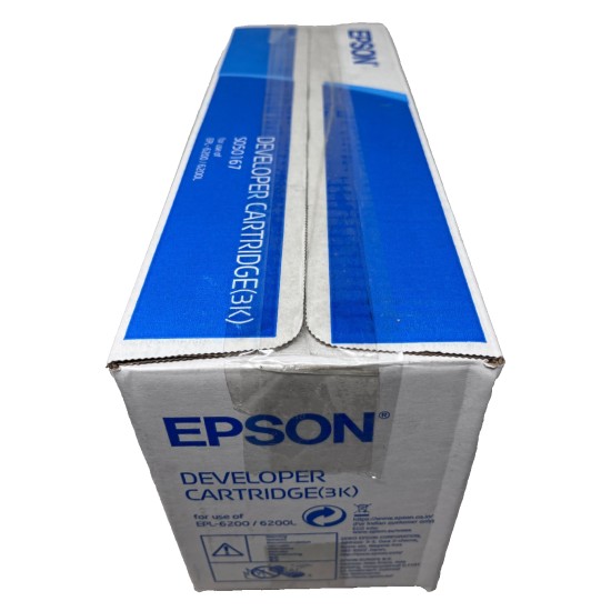 EPSON S050167 C13S050167 TONER ORIGINALE NERO PER EPL-6200/EPL  6200L [OPEN BOX]