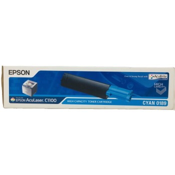 EPSON S050189 0189 TONER ORIGINALE CIANO ACULASER C1100N/CX11NFC/CX11N [A BOX]