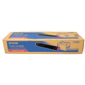 EPSON S050196 0196 TONER ORIGINALE MAGENTA ACULASER C9100 [A BOX]