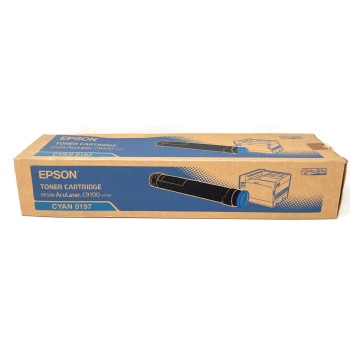 EPSON S050197 0197 TONER ORIGINALE CIANO ACULASER C9100 [A BOX]