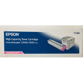 EPSON S050227 0227 TONER ORIGINALE MAGENTA ALTA CAPACITA' EPSON ACULASER C2600 [A BOX]