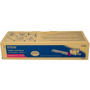 EPSON S050475 0475 TONER ORIGINALE MAGENTA PER ACULASER C9200N/C9200DN [A BOX]