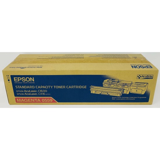 EPSON S050559 0559 TONER ORIGINALE MAGENTA ACULASER C1600/CX16 SERIES (1.600 PG)