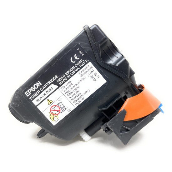 EPSON S050593 0593 TONER ORIGINALE NERO PER ACULASER C3900N/CX37 [NO BOX]