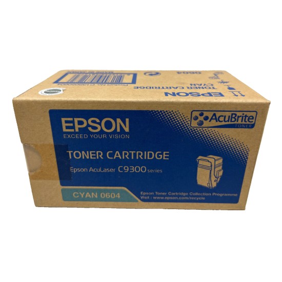 EPSON S050604 0604 TONER ORIGINALE CIANO ACULASER C9300DN/C9300DTN [A BOX]