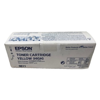 EPSON S050611 0611 TONER ORIGINALE GIALLO ACULASER C1700/C1750/CX17NF [A BOX]