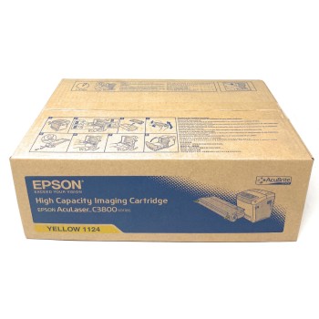 EPSON S051124 1124 TONER ORIGINALE GIALLO PER ACULASER C3800N/C3800DN [A BOX]