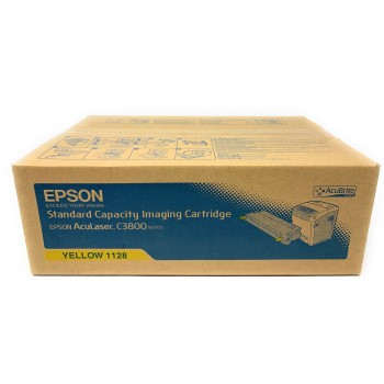 EPSON S051128 1128 TONER ORIGINALE GIALLO PER ACULASER C3800N/C3800DN [A BOX]