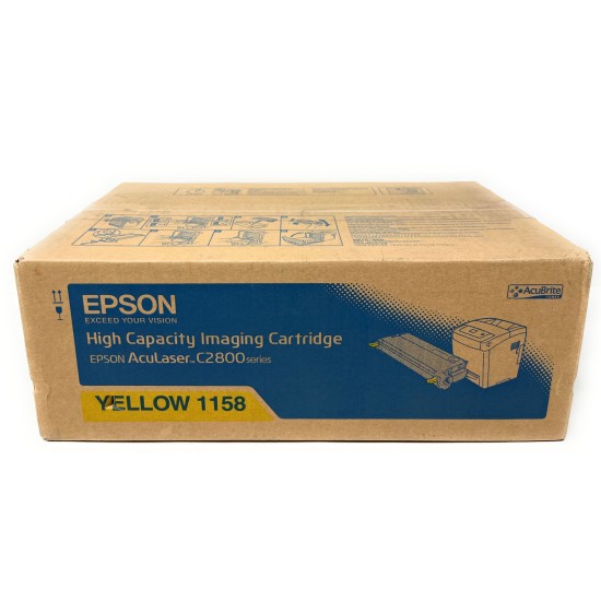 EPSON S051158 1158 TONER ORIGINALE GIALLO PER ACULASER C2800N/C2800DN [A BOX]