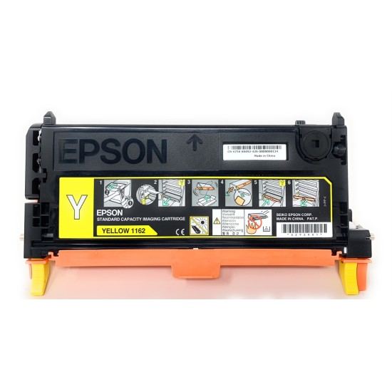 EPSON S051162 1162 TONER ORIGINALE GIALLO PER ACULASER C2800N/C2800DN [NO BOX]