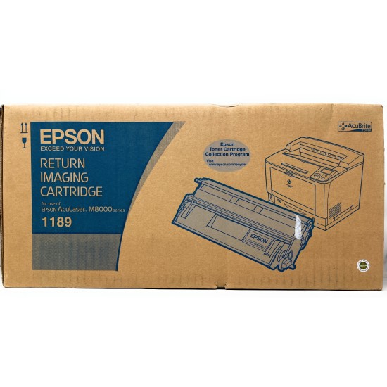 EPSON S051189 1189 TONER ORIGINALE NERO PER ACULASER M8000 SERIES [A BOX]
