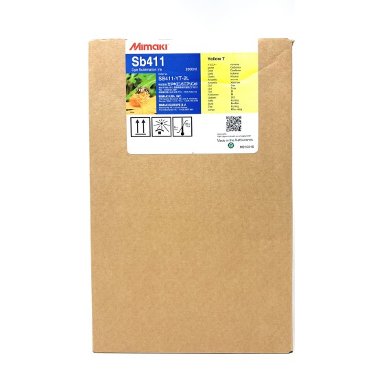 MIMAKI SB411YT-2L SB411 INCHIOSTRO ORIGINALE GIALLO TS300P-1800 [2019/2020]