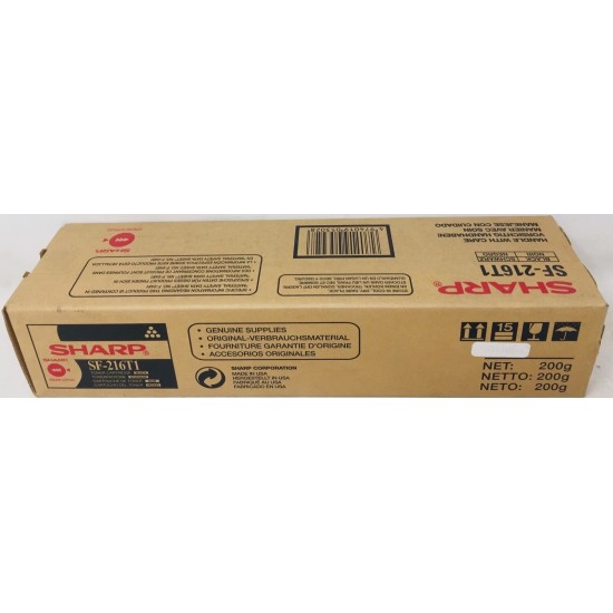 SHARP SF-216T1 TONER ORIGINALE SHARP SF-2016/SF-2018/SF-2020/SF-2116/SF-2118 SHARP SF-216T1 TONER ORIGINALE SHARP SF-2016/SF-2018/SF-2020/SF-2116/SF-2118