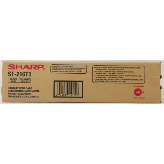 SHARP SF-216T1 TONER ORIGINALE SHARP SF-2016/SF-2018/SF-2020/SF-2116/SF-2118 SHARP SF-216T1 TONER ORIGINALE SHARP SF-2016/SF-2018/SF-2020/SF-2116/SF-2118