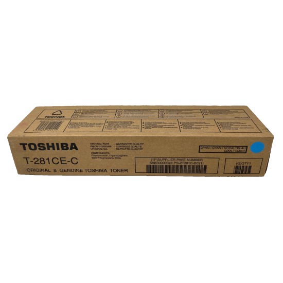 TOSHIBA T-281CE-C 6AK00000046 TONER ORIGINALE CIANO E-STUDIO 281C [A BOX]