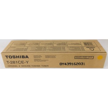 TOSHIBA T-281CE-Y 6AK00000107 TONER ORIGINALE GIALLO E-STUDIO 281C/351C/451C