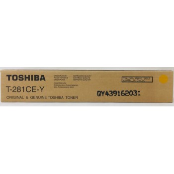 TOSHIBA T-281CE-Y 6AK00000107 TONER ORIGINALE GIALLO E-STUDIO 281C/351C/451C TOSHIBA T-281CE-Y 6AK00000107 TONER ORIGINALE GIALLO E-STUDIO 281C/351C/451C