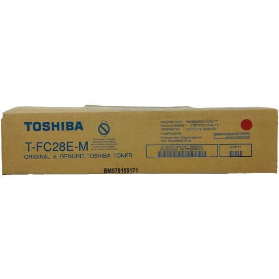 TOSHIBA T-FC28EM 6AJ00000048 TONER ORIGINALE MAGENTA E-STUDIO 2820C/3520C/4520C