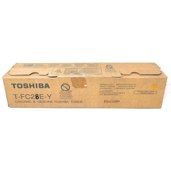 TOSHIBA T-FC28EY 6AJ00000049 TONER ORIGINALE GIALLO E-STUDIO 2820C/3520C/4520C