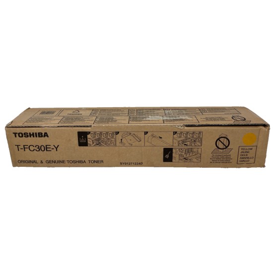 TOSHIBA 6AJ00000207 T-FC30E-Y TONER ORIGINALE GIALLO e-STUDIO 2050/2550 [A BOX]