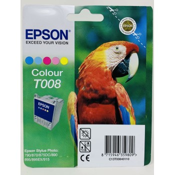 EPSON T00840110 T008 ORIGINALE COLORE STYLUS PHOTO 790/870/875DC/890/895EX [A BOX]