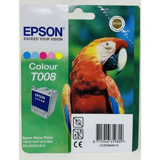 EPSON T00840110 T008 ORIGINALE COLORE STYLUS PHOTO 790/870/875DC/890/895EX [A BOX]