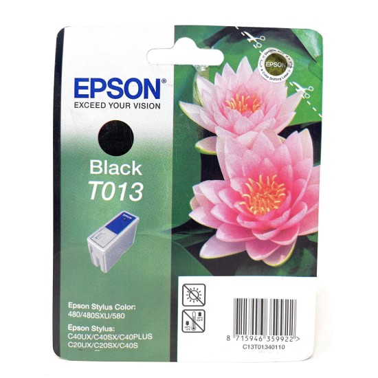 EPSON T013 CARTUCCIA ORIGINALE NERO PER STYLUS COLOR 480/580/C20UX/C40UX [A BOX]