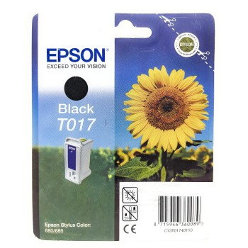 EPSON T017 CARTUCCIA ORIGINALE NERO PER STYLUS COLOR 680/685 [A BOX]