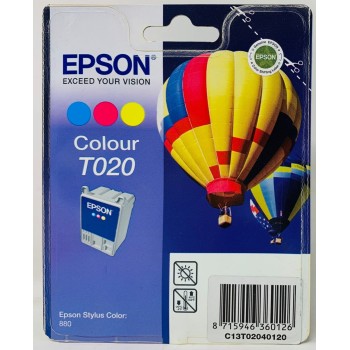 EPSON T020 CARTUCCIA INK JET ORIGINALE COLORE PER EPSON STYLUS COLOR 880 [A BOX]