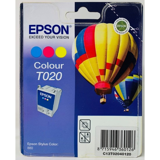 EPSON T020 CARTUCCIA INK JET ORIGINALE COLORE PER EPSON STYLUS COLOR 880 [A BOX]