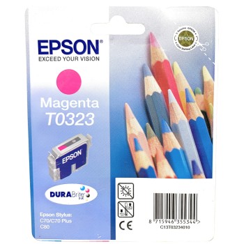 EPSON T0323 CARTUCCIA ORIGINALE MAGENTA C70/C70plus/C80 [A BOX]