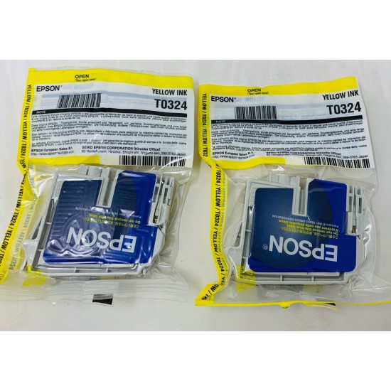 EPSON T0324 CARTUCCIA INK JET ORIGINALE GIALLO C70/C80/C82/CX5200/CX5400 [X 2PZ]
