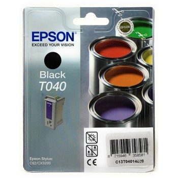 EPSON T040 CARTUCCIA ORIGINALE NERO PER STYLUS C62/CX3200 [A BOX]