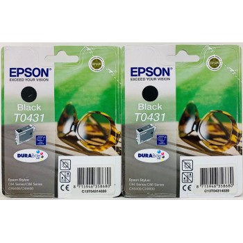 EPSON T0431 CARTUCCIA ORIGINALE NERO EPSON STYLUS C84/C86/CX6400/CX6600 [X 2PZ]