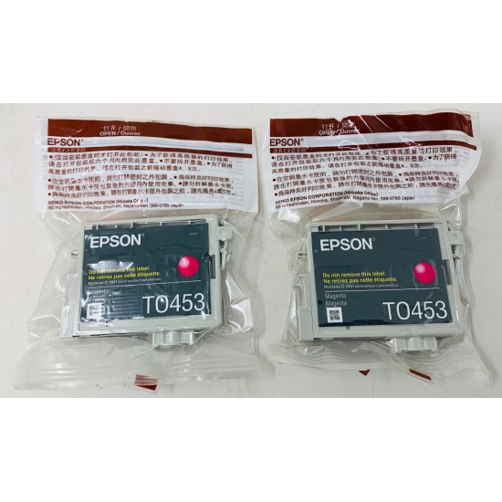EPSON T0453 CARTUCCIA ORIGINALE MAGENTA STYLUS C64/C66/C84/C86/CX6400 [X 2PZ]