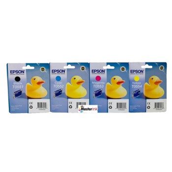 EPSON T0551 T0552 T0553 T0554 ORIGINALE STYLUS PHOTO R240/R245/RX420/RX520 [B BOX]