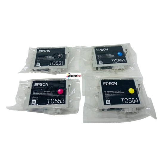 EPSON T0551 T0552 T0553 T0554 ORIGINALE STYLUS PHOTO R240/R245/RX420/RX520 [B BOX]