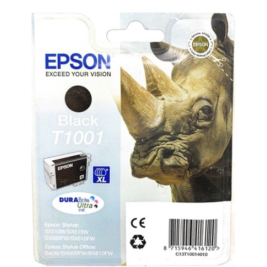 EPSON T1001 CARTUCCIA ORIGINALE NERO STYLUS SX600FW/STYLUS OFFICE BX310FN/BX600 [B BOX]