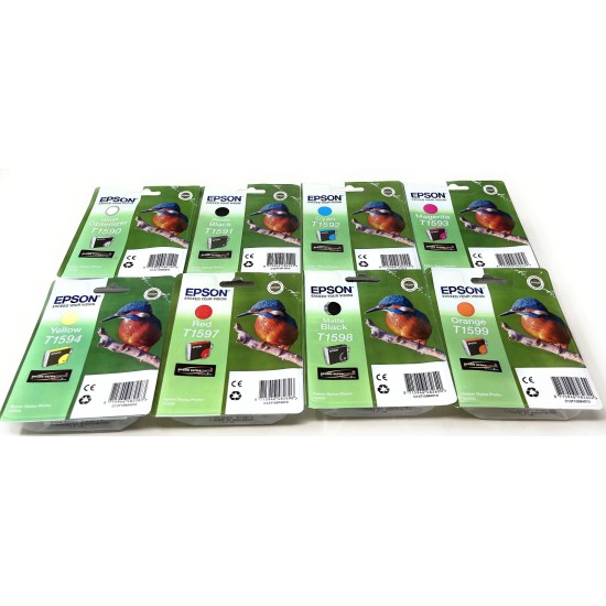EPSON 8X T1590 T1591 T1592 T1593 T1594 T1597 T1598 T1599  STYLUS PHOTO R2000 [A BOX]