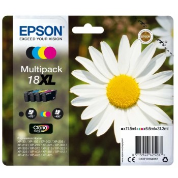 EPSON T1816 MULTIPACK ORIGINALE XL XP-205/XP-225/XP-312/XP-315/XP-412/XP-415 [NO BOX]