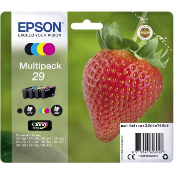 EPSON T2986 MULTIPACK ORIGINALE XP-235/XP-245/XP-332/XP-342/XP-345/XP-445/XP-455 [NO BOX]