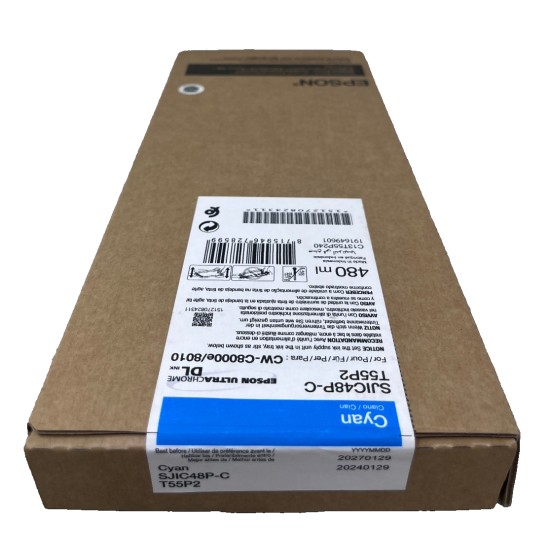 EPSON T55P2 SJIC48P-C CARTUCCIA ORIGINALE CIANO CW-C8000e/CW-C8010 [A BOX]