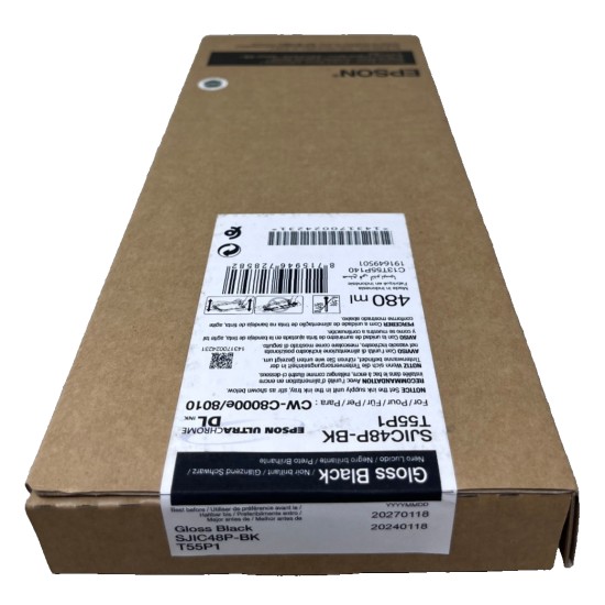 EPSON T55P5 SJIC48P-MK CARTUCCIA ORIGINALE NERO OPACO CW-C8000e/CW-C8010 [A BOX]
