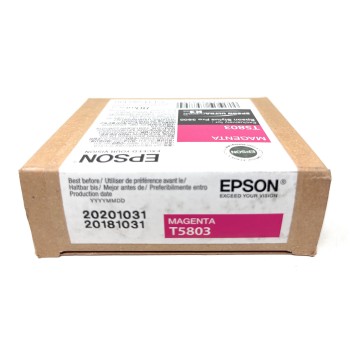 EPSON T5803 C13T580300 CARTUCCIA ORIGINALE MAGENTA PER STYLUS PRO 3800 [10/2020]