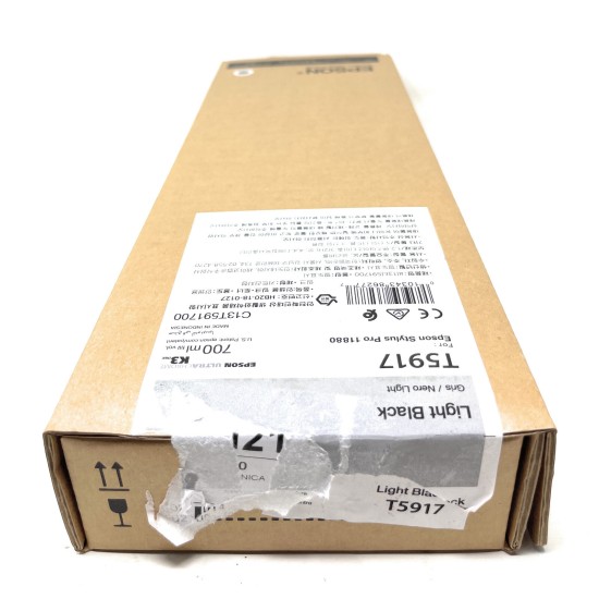 EPSON T5917 TANICA INCHIOSTRO ORIGINALE NERO CHIARO STYLUS PRO 11880 [700ml]